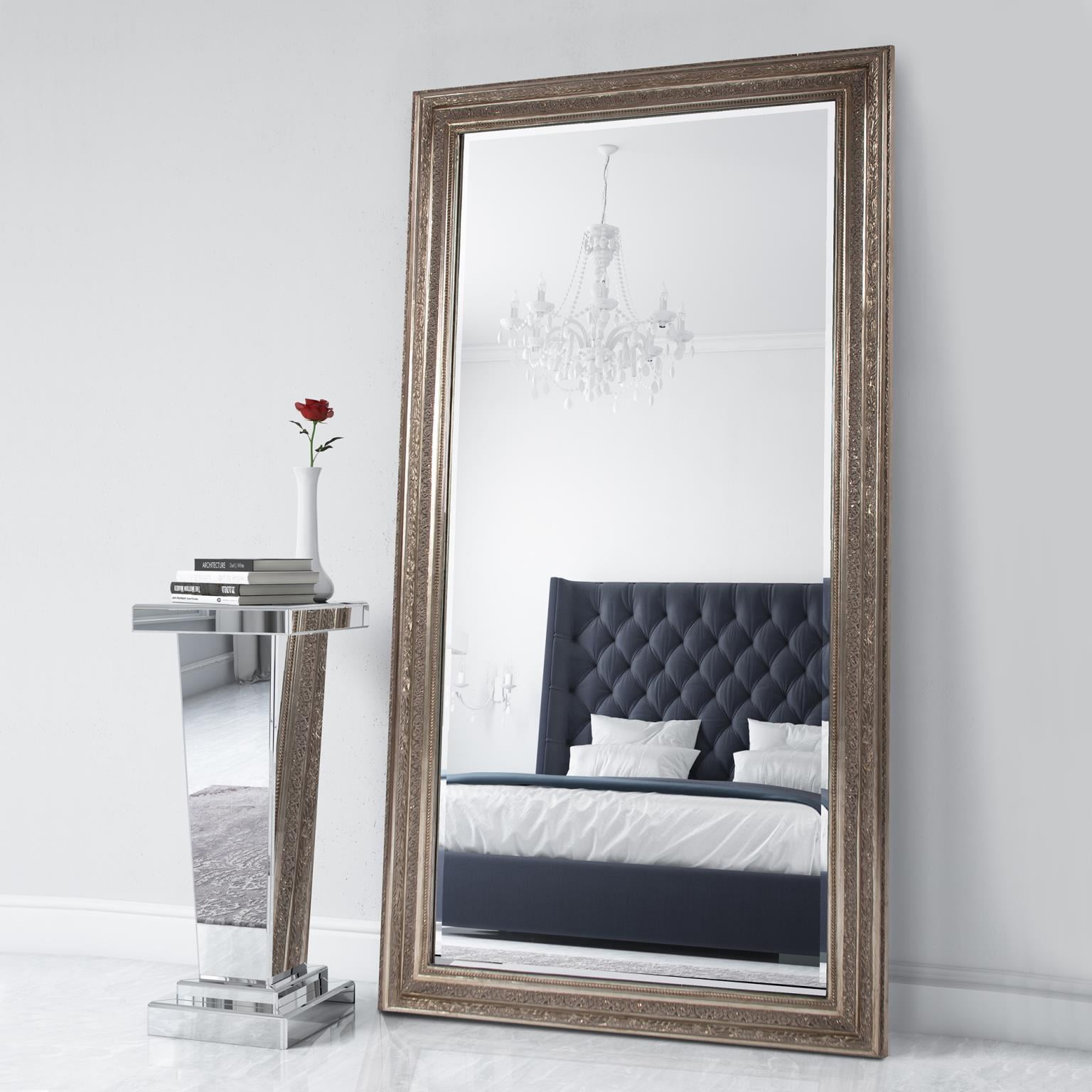 Tyler Dillon Nancy Wood Framed Full Length Mirror - 30 x 40" x 1""