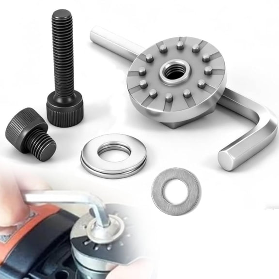 Carbon Steel Starlock Multi-Tool Converter, Advanced Metal Adapter for Power Tools, DIY Projects and Woodworking