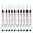 Black, variant on VMWMSSR 10 Pack 8Ml Long Head Marker Pens Waterproof Deep Hole Markers Quick Dry Fade Resistant Markers For Wood Metal Plastic Pipe Marking(Red-8ML)