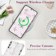 thumbnail image 5 of Case for Samsung Galaxy S25, Clear Cute Ribbon Bowknot Pattern Aesthetic Transparent Phone Case Raised Camera Protection Stylish Slim Soft Durable TPU Protective Cover for Women - Pink, 5 of 10