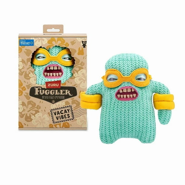 Creative Gifts Ugly Cute Toys,Funny Ugly Monster,Collectible , Toy Shy Monster (Weaving Monster Green)