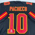 thumbnail image 2 of Autographed/Signed Isiah Pacheco Kansas City Black Football Jersey JSA COA, 2 of 4