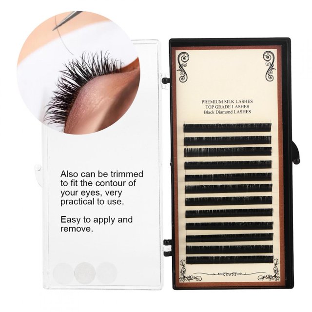 Extensión de pestañas postizas, proteína de seda natural, extensión de pestañas postizas, extensiones de pestañas largas, calidad en la que puedes confiar