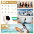 thumbnail image 3 of Smartwatch Hwagol para mujer con llamadas Android/iPhone IP68, 3 of 8