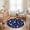Color 4, variant on Washable Non Slip 6ft Round Rug, Colorful Science Laboratory Bottles Capsules Atomic Designs Dark Circle Area Rugs with Tassels Carpet for Nursery Bedroom Living Room Playroom Tent Rug