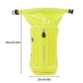 thumbnail image 2 of Flotador de seguridad para nadar 20L con boya de natación para sala de almacenamiento para kayak amarillo, 2 of 4
