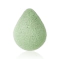 thumbnail image 1 of Herramienta de cuidado de limpieza facial Konjac Flutter Dry Wet Types en forma de gota de agua (verde seco), 1 of 5