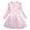 a-Pink288130, variant on VNKIDY Girls Dress Kids Festive Puff Long-Sleeve Crewneck Dresses Star Print Skirt For Holiday Celebrations Playful Festive Occasions Holiday Dress