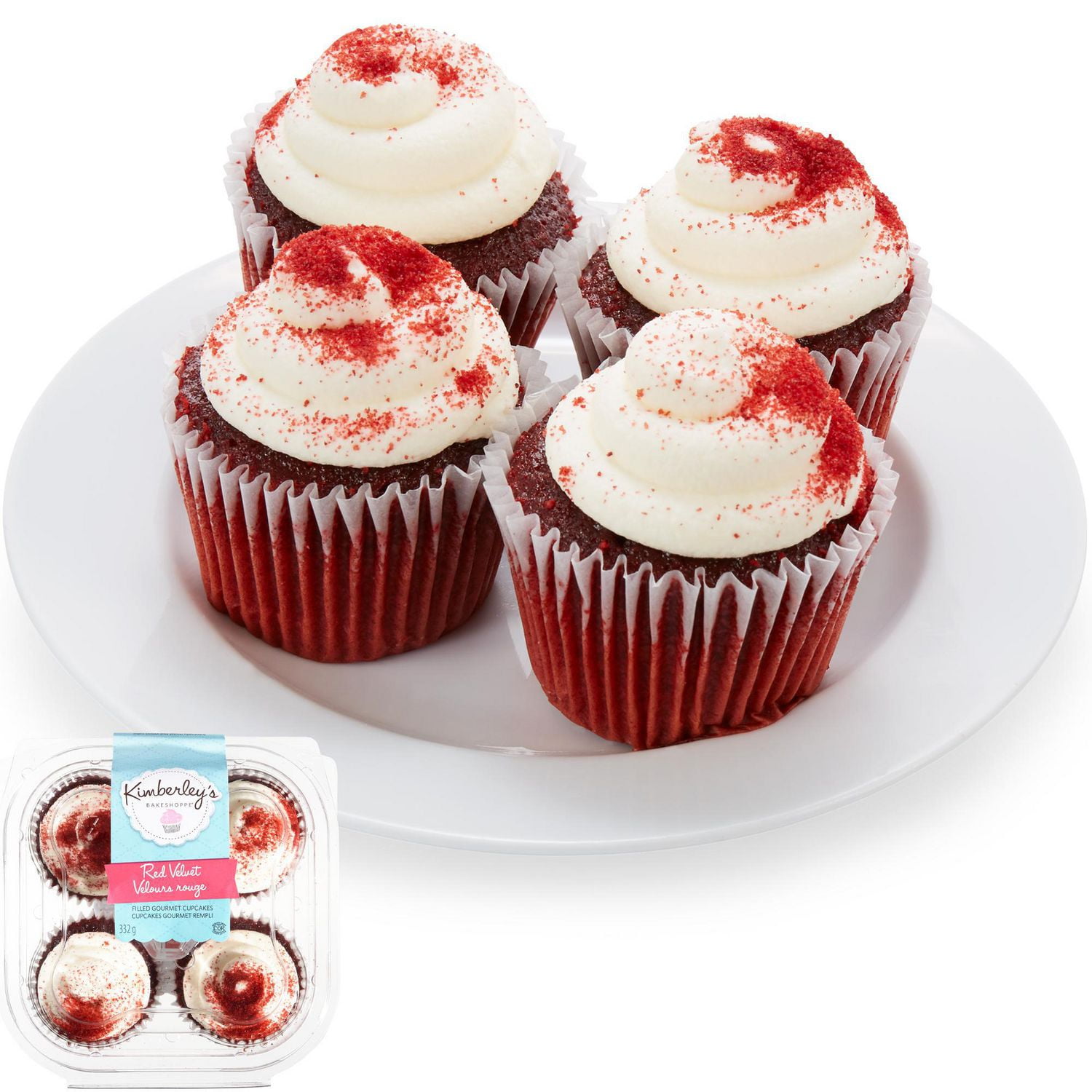 Kimberly's Bakeshoppe® Red Velvet Cupcakes 4ct - Walmart.ca