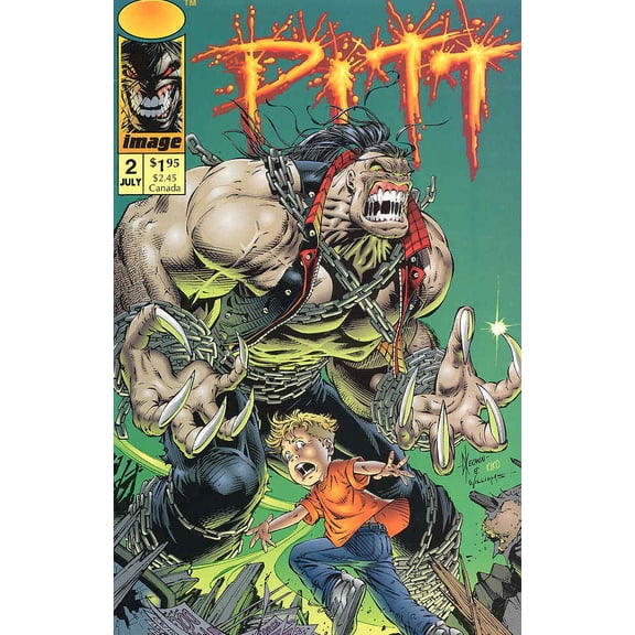 Pitt #2 VF ; Image Comic Book