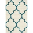 thumbnail image 3 of SAFAVIEH Phyillis Geometric Kids Shag Area Rug, Ivory/Blue, 8'6" x 12', 3 of 7