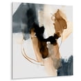 thumbnail image 2 of Designart "Abstracted Roses I" Abstract Floral Metal Wall Art, 2 of 5