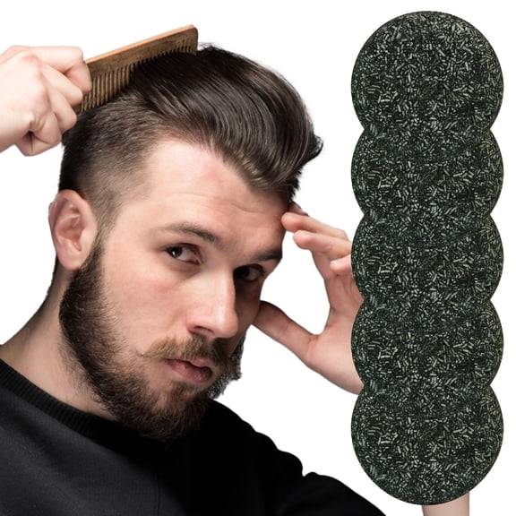Gray Hair Reverse Shampoo Bars - 5-Pack Natural Hair Darkening Soap, Gray Hair Coverage, Organic Mild Formula, Scálp-Moisturizing, Easy To Use For Men & Women, Premature Graying Care Winter Wedding,