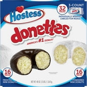Hostess Mini Powered Donettes and Frosted Chocolate Donettes (1.5 oz., 36 pk.)