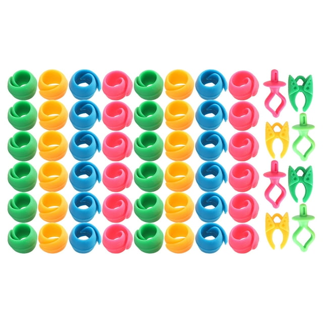Bobbin Thread Clamps,56Pcs Bobbin Thread Buddies Bobbin Clamp Bobbin Holder Clips Smooth Operation