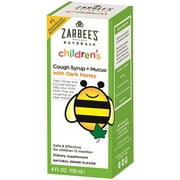 Zarbees Naturals Childrens Mucus Relief + Cough Syrup Grape 4 Oz