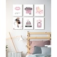 thumbnail image 3 of Drsoum Woman Wall Art Glan Classic Painting Prints Modern Farmhouse Bathroom Office Decor 8x10in6pcs Natural Framed, 3 of 6