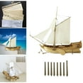 thumbnail image 4 of 1/80 Scale Sailing Boat Model Educational Toy Crafts Watercraft Model 8pcs bronze, 4 of 8
