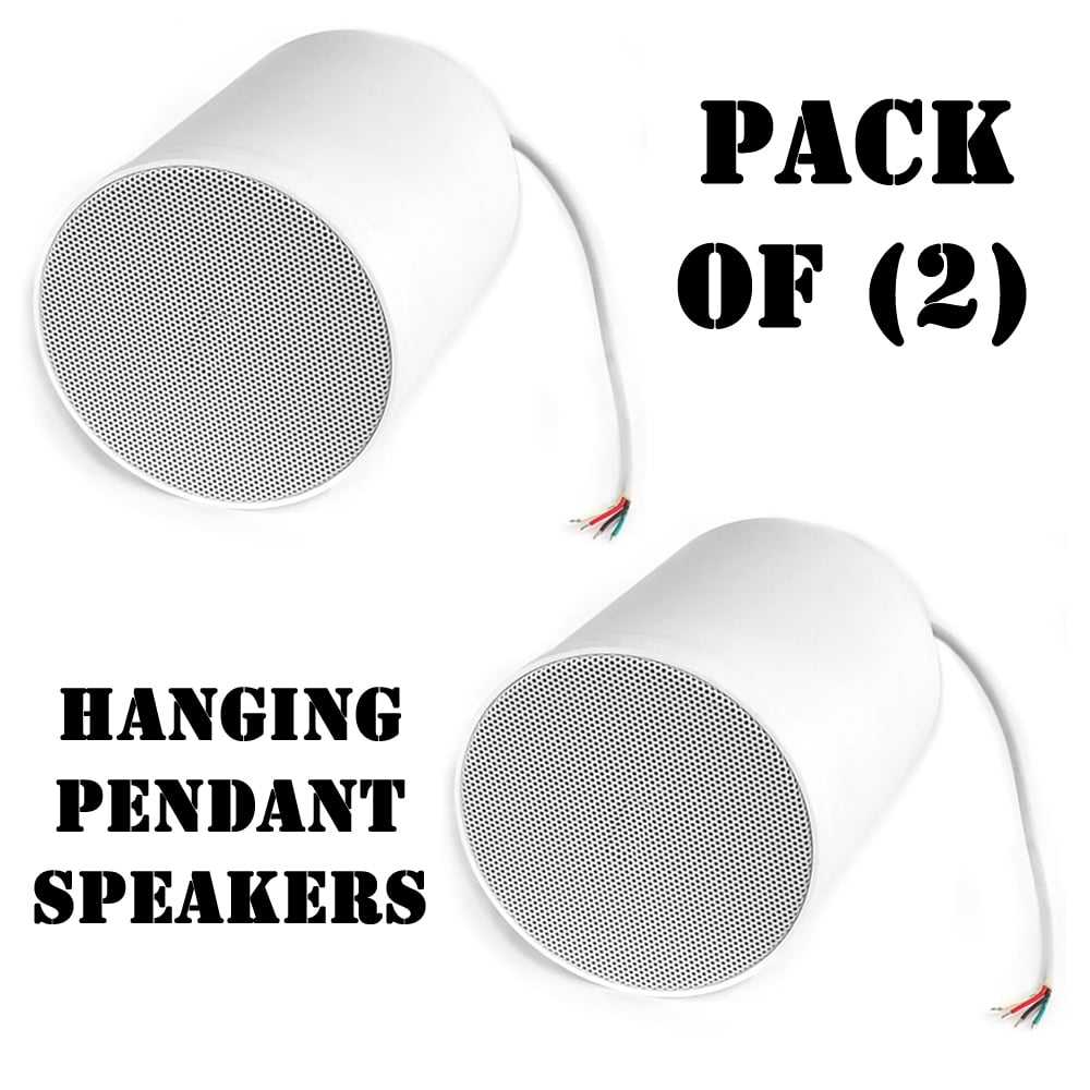 (2) Pyle PRJS66W 6.5-Inch 40 Watt Ceiling Hanging Pendant ...