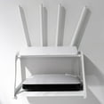 thumbnail image 3 of Diekin 1Pc Wall-mounted Router Holder Punch-free Router Rack Storage Rack (White), 3 of 6