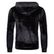 thumbnail image 3 of Sudadera con capucha de terciopelo para hombre, sudadera con bolsillo, informal, para uso diario, para vacaciones, ropa deportiva Pompotops  oipoqjl17598, 3 of 4