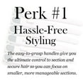 thumbnail image 5 of L'ANGE HAIR Rubber Sectioning Hair Clips | Narrow-Tipped Design | Easy Grip Handles 6-Pack (Blush), 5 of 7
