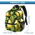 thumbnail image 2 of pear Large Capacity Backpack with Adjustable Shoulder Strap, Printed Design, Lightweight , Shoulder Backpack Book Bag, Small Backpack Purses for Teens, 2 of 6