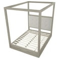 thumbnail image 2 of Modus Furniture Oxford Upholstered Canopy Bed in Mineral, 2 of 4