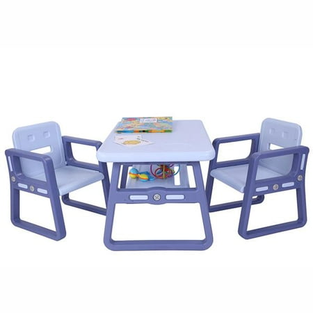 Kids Table and Chairs Set - Toddler Activity Chair Best for Toddlers Lego, Reading, Train, Art Play-Room (2 Childrens Seats with 1 Tables Sets) Little Kid Children Furniture (Best Toddler Table And Chair Set)