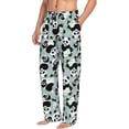 thumbnail image 6 of Pofeuu Panda And Eucalyptus Print Men's Pajama Pants, Soft Lounge Pajama Pants with big pockets for Men Plaid Pj Bottoms-XX-Large, 6 of 6