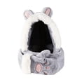 thumbnail image 2 of Bufanda con capucha Yinane de invierno gris, 2 of 5
