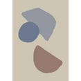 thumbnail image 2 of 1x Studio 11x14 Gold Ornate Wood Framed with Double Matting Museum Art Print Titled - Organic Shapes 04, 2 of 4