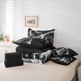thumbnail image 5 of YST Guitar Comforter Set Queen Size 7 Piece Music Theme Bed In A Bag Rock Roll Music Bedding Set For Kids Boys Adults Musical Notes Instrument Punk Sheet Set With Comforter, 5 of 5