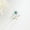 S925 Silver green, variant on Sunflower Rotating Ring Set With Diamond Simple And Versatile