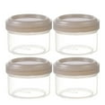 thumbnail image 1 of MesaSe Plastic Regular Mouth Mason Jars  35 ml Clear Glass Jars with Plastic Lids for Sealing  Canning Jars for Food Storage  Overnight Oats  Dry Food  Snacks  Candies  DIY Projects (4PAC, 1 of 8