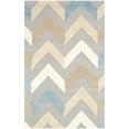 thumbnail image 5 of SAFAVIEH Cambridge Percival Geometric Wool Area Rug, Grey/Ivory, 3' x 5', 5 of 8