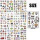 thumbnail image 5 of Tatuajes temporales PPVWEY 189 piezas con stickers de balón de fútbol, 5 of 7