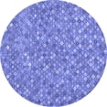 thumbnail image 1 of Ahgly Company Indoor Round Southwestern Blue Country Area Rugs, 3' Round, 1 of 4