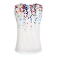 thumbnail image 4 of LilyLLL Women Floral Summer Loose Sleeveless Tank Vest Boho Baggy Shirt Blouse, 4 of 4