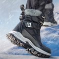 thumbnail image 1 of Botas de tobillo con plataforma para hombre Zapatos cómodos con forro polar Botas de senderismo de caña alta a la moda DQrwqpou Tenis De Mujer Tenis De Hombre, 1 of 8
