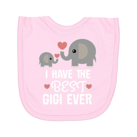 Inktastic Best Gigi Grandma Ever Grandchild Newborn Bib