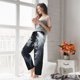 thumbnail image 5 of Fotbe Elegant Feathered Floral Wings Pantalones de Pijama para Mujer, Pantalones de Dormir, Pantalones Pj con Cordón y Bolsillos-Medium, 5 of 6