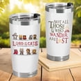 thumbnail image 3 of Cat Gifts for Cat Lovers, Funny Cat Tumbler with Lid Stainless Steel, Cute Cat Cup, Cat Tumbler with Handle, Cat Gifts for Women, 3 of 6