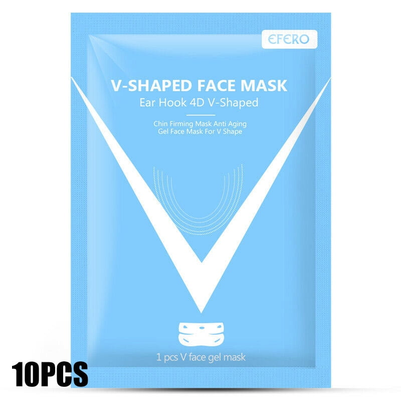 4D VShape Facial Mask Slimming Lifting Firming Fat Burn Double Chin V