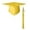 czb# Yellow1617, variant on CUZIBR Shiny Toddler Kids Boys Girls Graduation Caps Fashionable Solid Color School College Hats With Tassel Lightweight Soft Elegant Classic Preschool Graduation Hats,Navy,M