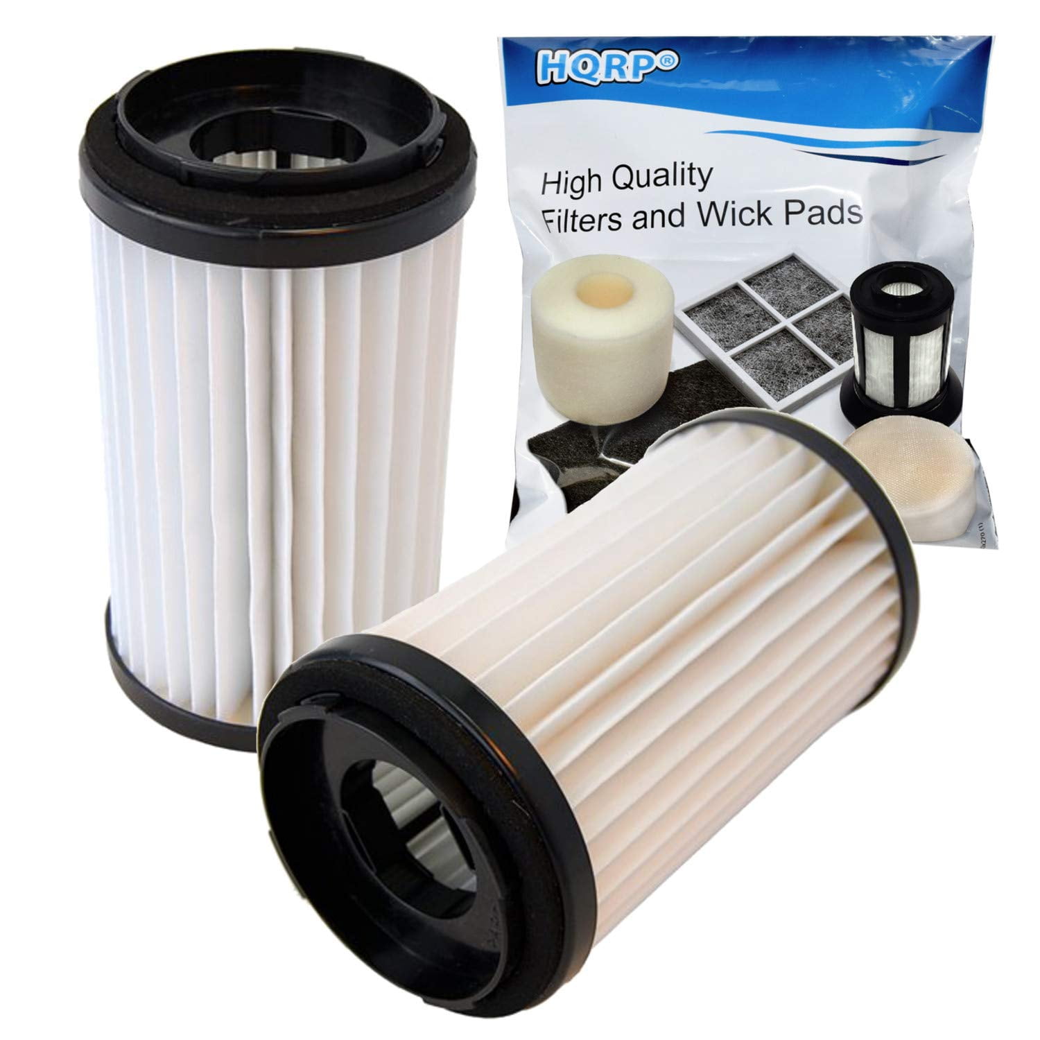 HQRP 2Pack Washable HEPA Filters fits DCF1 / DCF2 HQRP 2Pack Washable HEPA Filters fits DCF1 / DCF2
