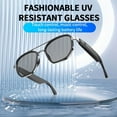 thumbnail image 3 of Cross-Border Bluetooth Glasses AI Translation Smart Glasses Listening to Music Calling Driving UV Protection Polarized Lenses 5.3 Blue, 3 of 9