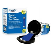 Equate Blood Glucose Test Strips, 50 Count