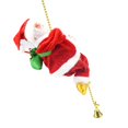 thumbnail image 4 of Kearding Juguete de cuerda de cuentas de escalada alimentado por batería juguete de música Santa Claus entretenido eléctrico decoración de Kits de decoración para fiestas, 4 of 6