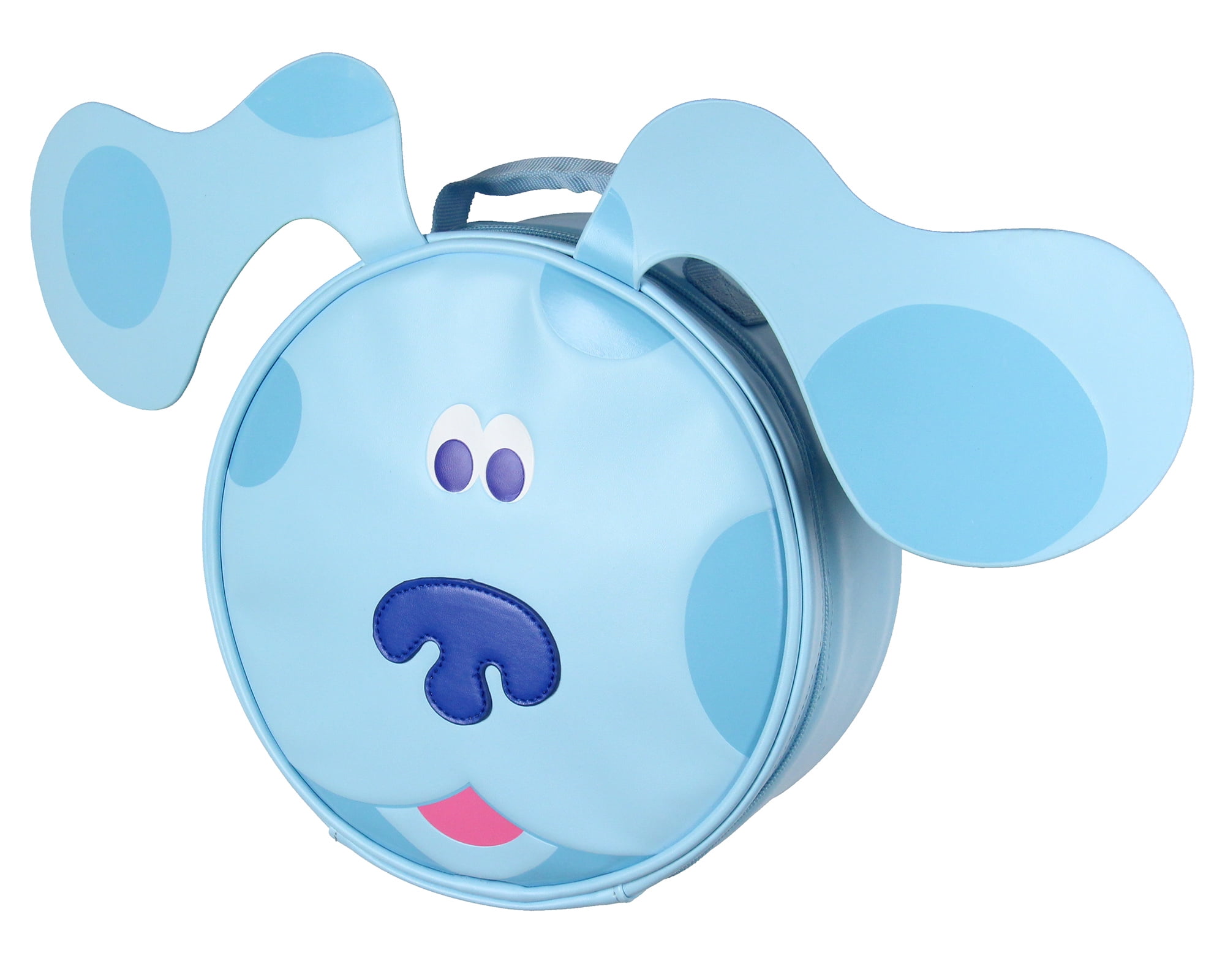 Nickelodeon Blue's Clues Character Head Shaped Insulated Lunch Box Bag Tote 10"